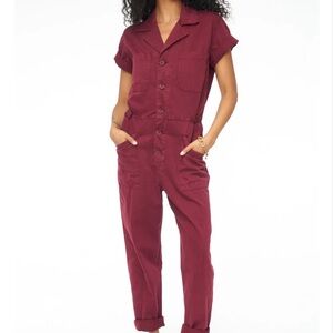 Pistola Grover Short Sleeve Fieldsuit in Merlot Sm